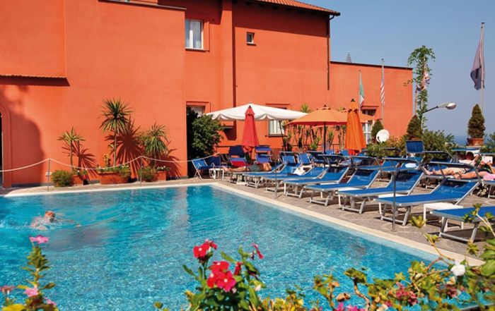 Italien Sorrent Villa Maria Pool