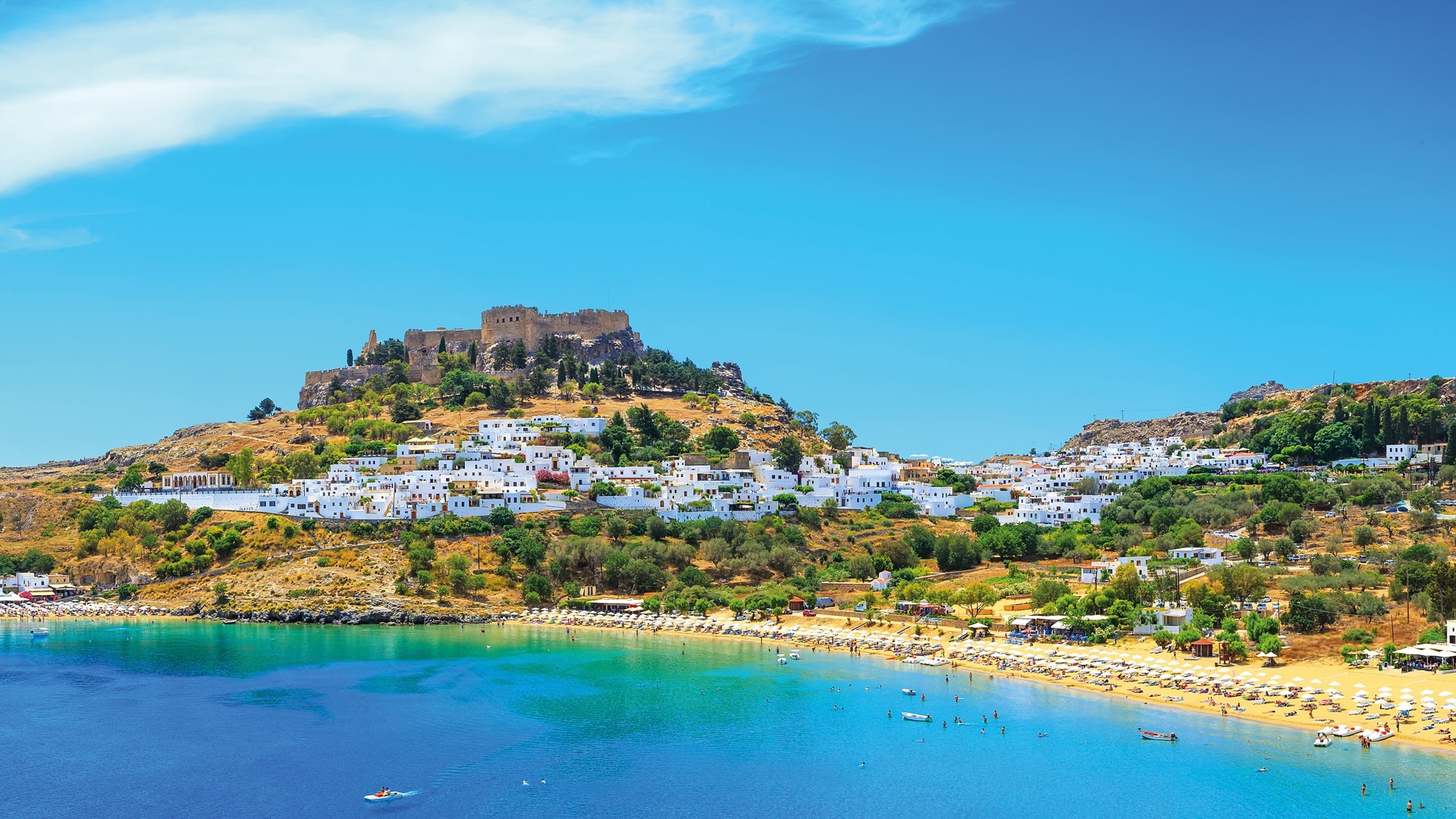 Griechenland Rhodos - Strand