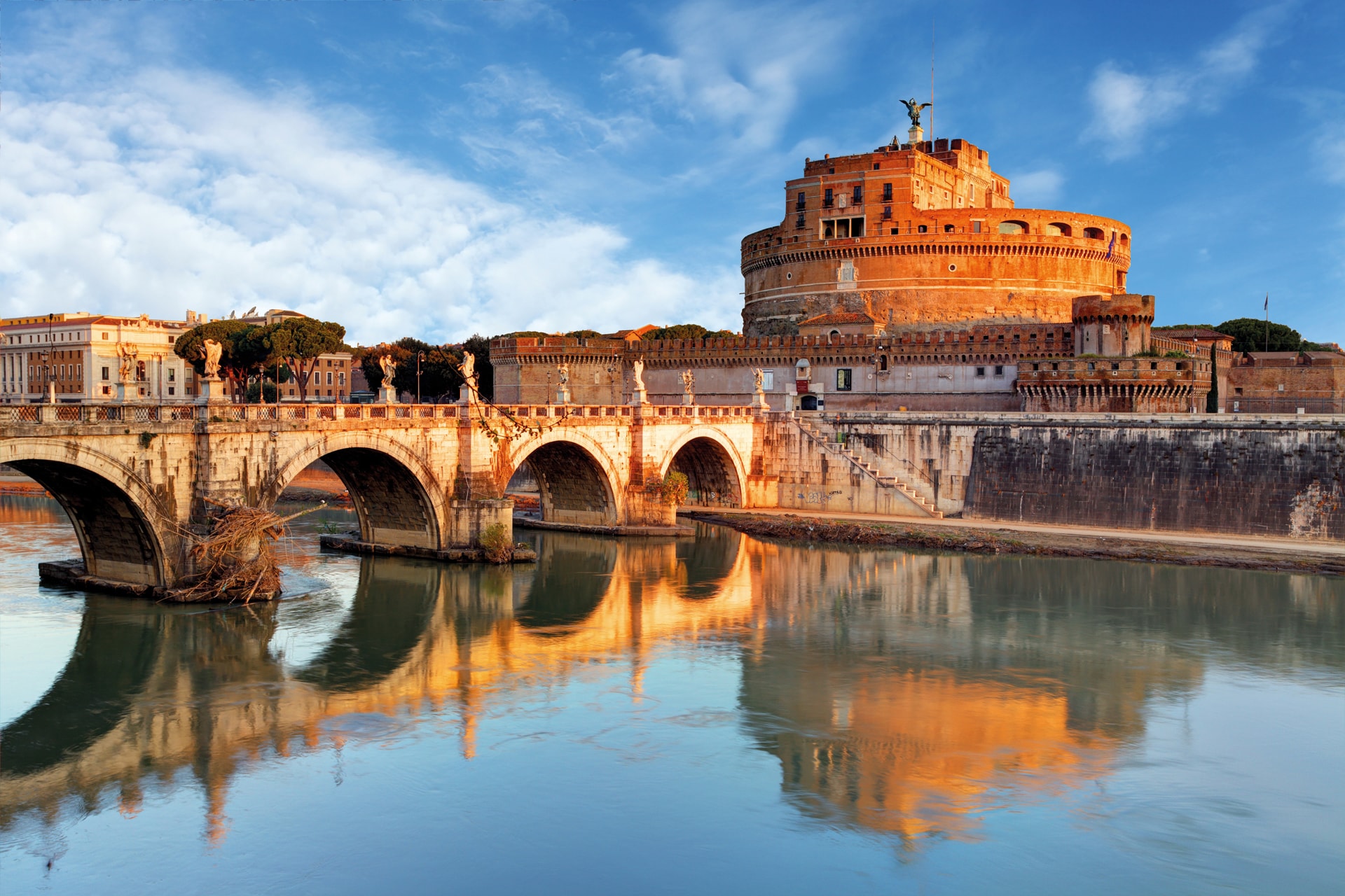 Italien Rom - Brücke