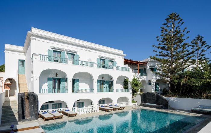 Griechenland Santorin Hotel Armonia Pool