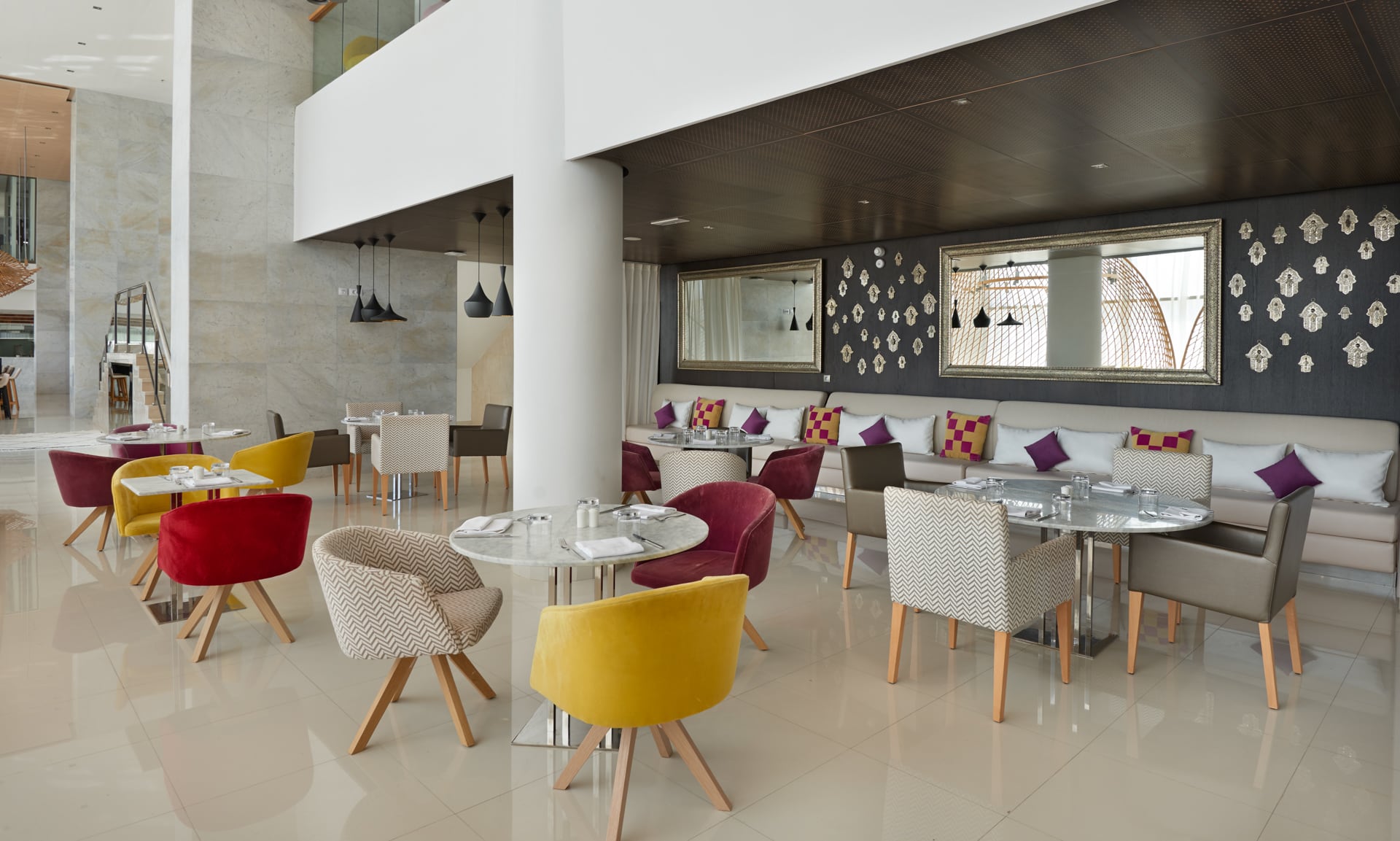 Marokko Agadir Hyatt Place Taghazou Café