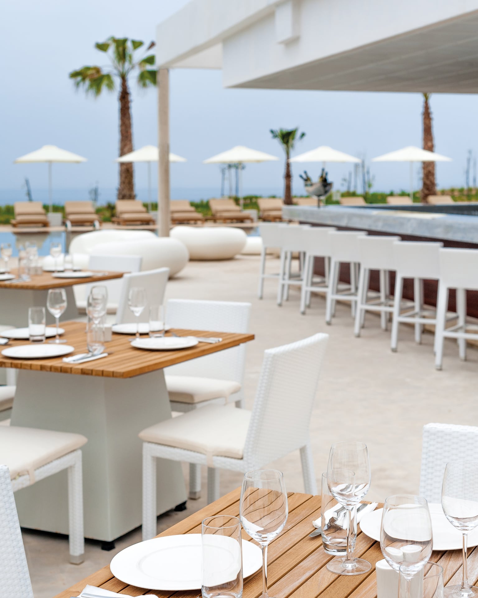 Marokko Agadir Hyatt Place Taghazou Pool Bar