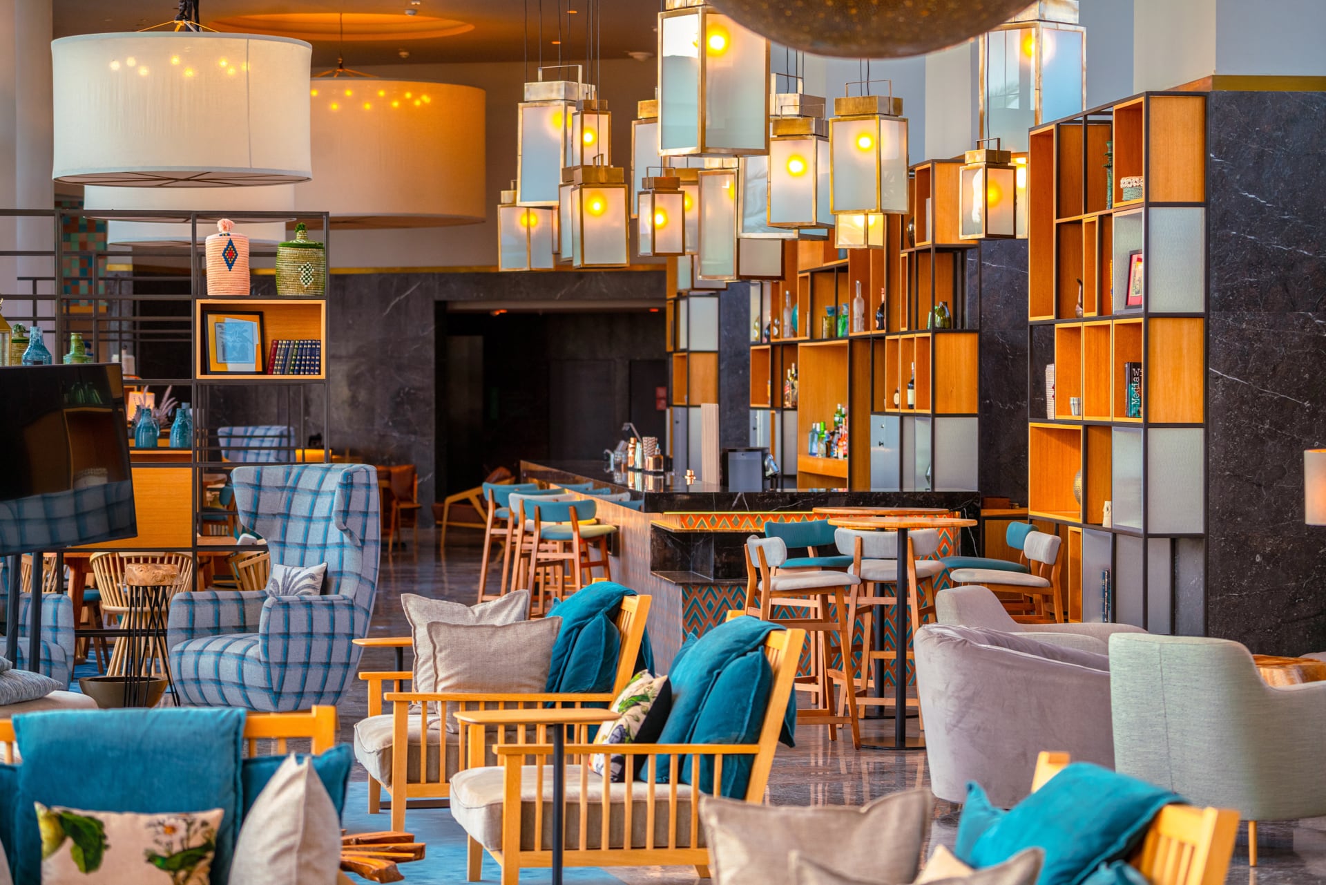 Marokko Agadir Hyatt Regency Taghazou Lobby