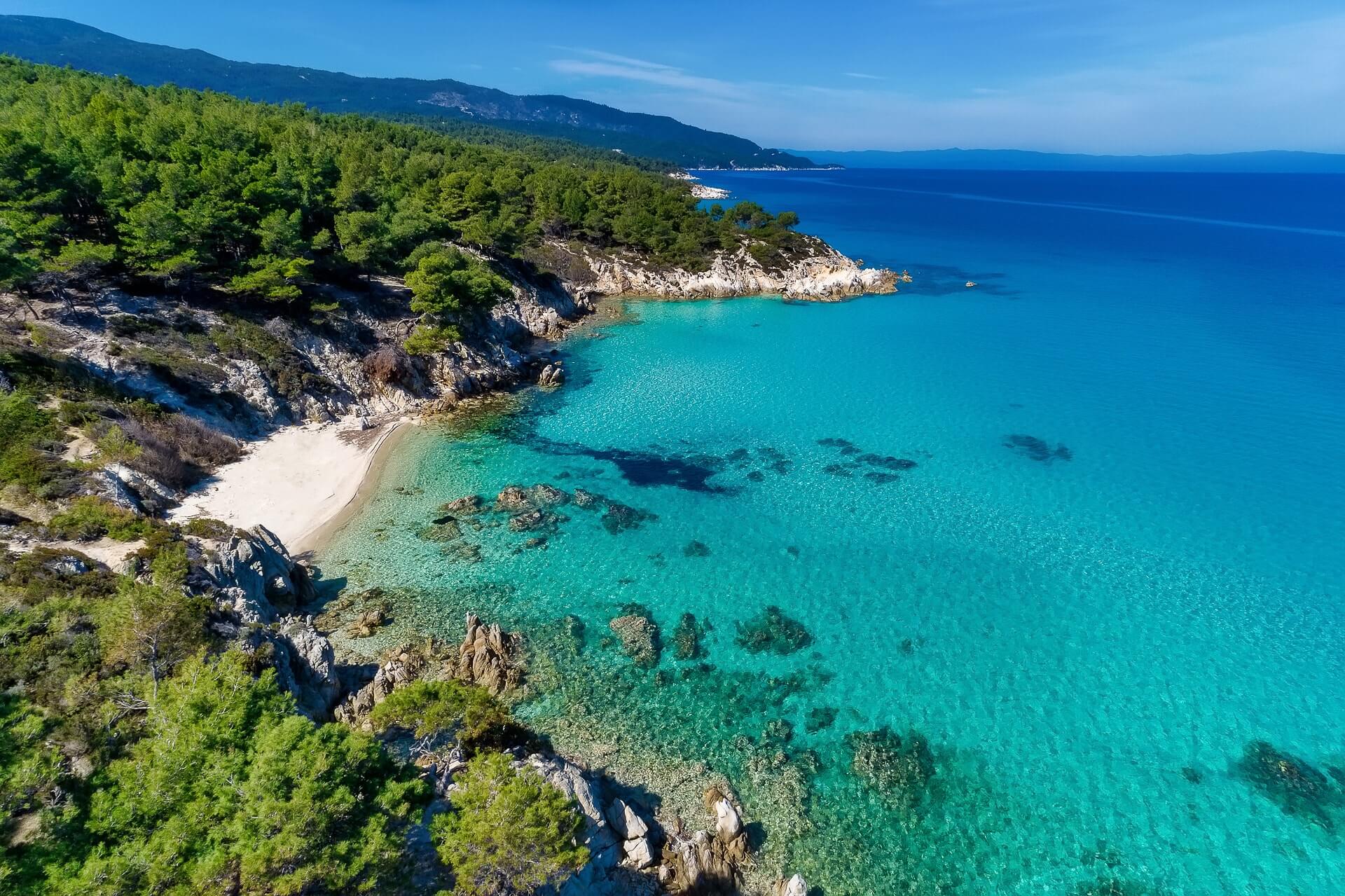 Griechenland Chalkidiki Sithonia Strand