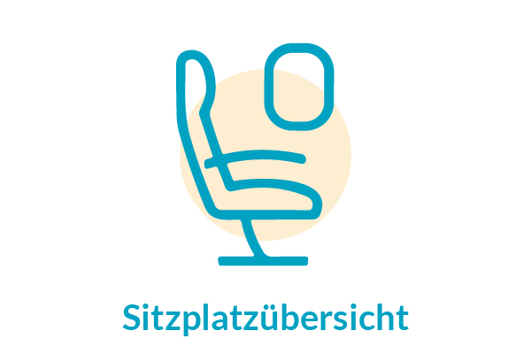 Airline und Sitzplatzübersicht Pikto