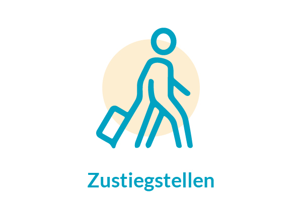 Zustiegsstellen Pikto