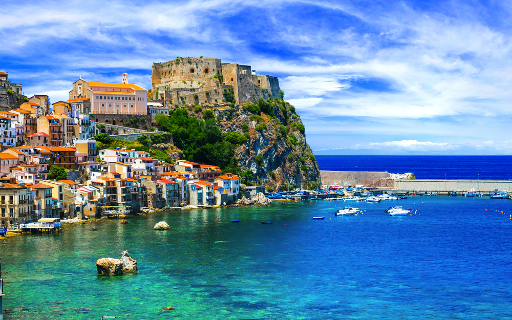 Sizilien in Kalabrien, Italien