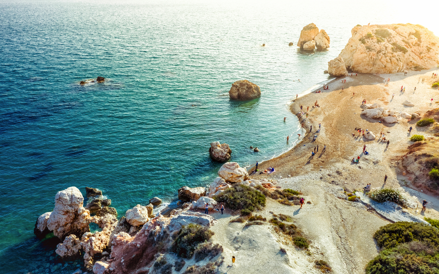 Felsen der Aphrodite auf Zypern