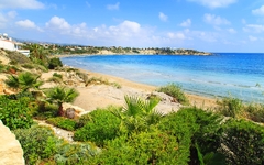 Coral Strand in Paphos, Zypern
