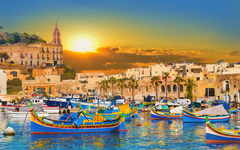 Hafen von Marsaxlokk auf Malta