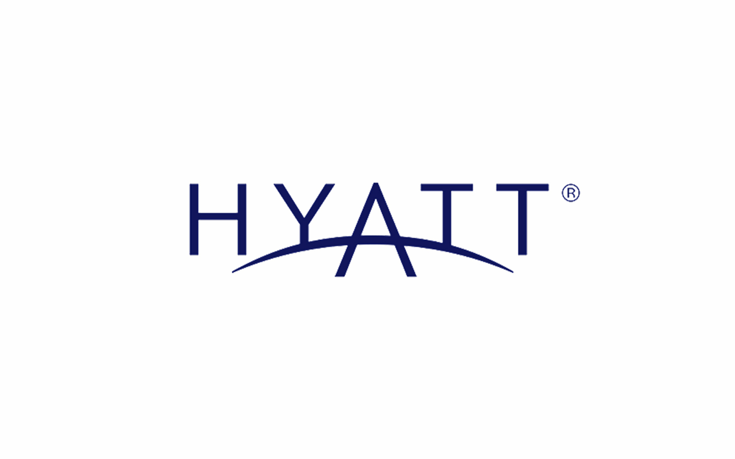 Hyatt-Logo auf weißem Hintergrund.