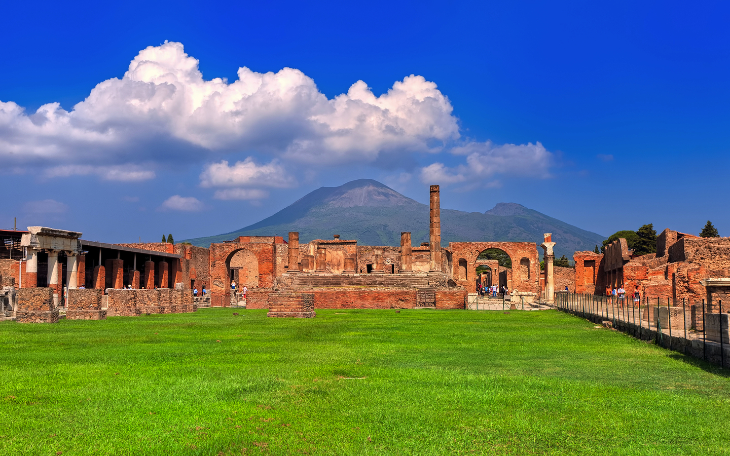 Pompeii and Mount Vesuvius, Naples, Italy