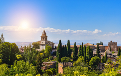 Alhambra in Granada, Spanien