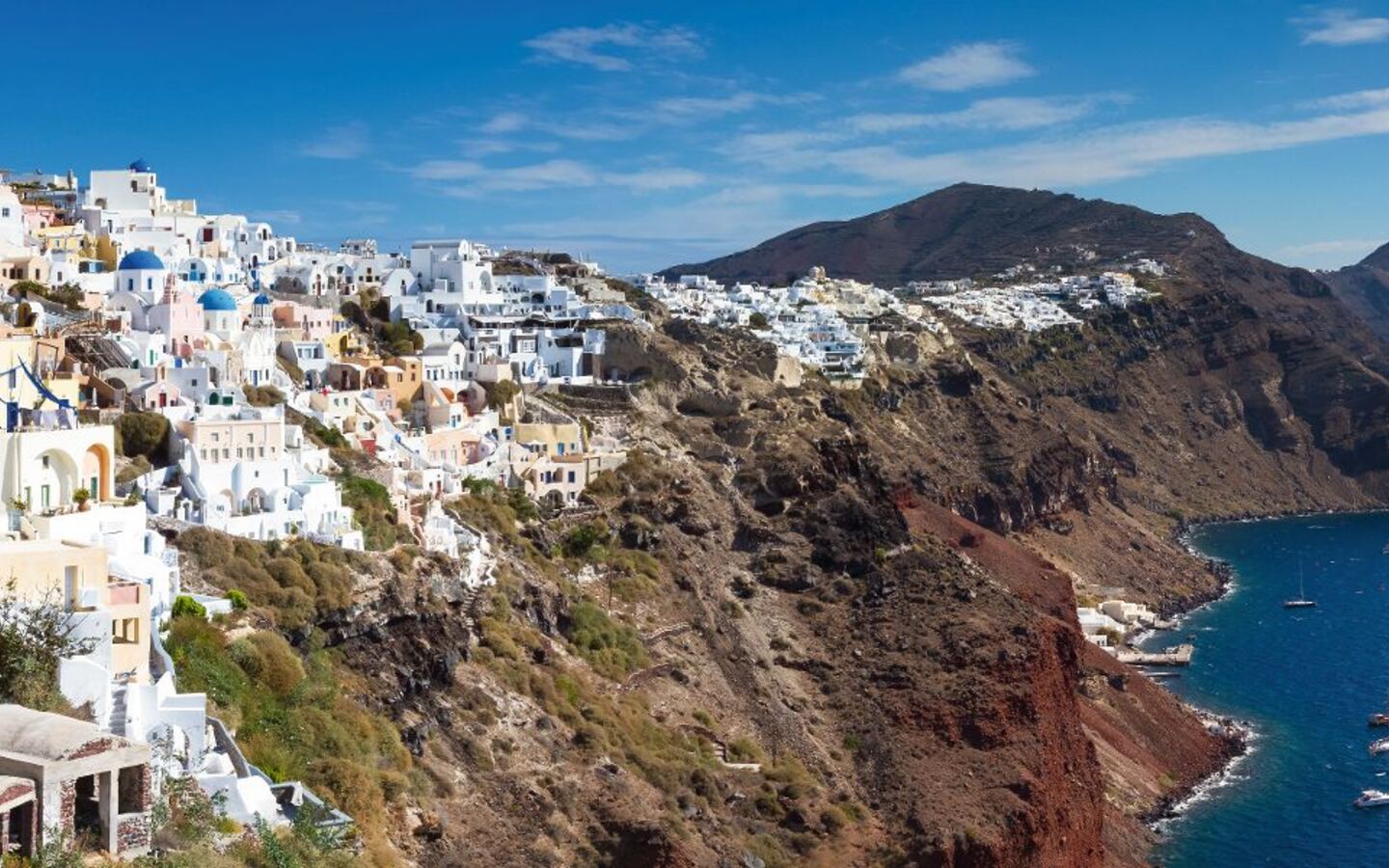Kyladendorf Oia auf Santorin