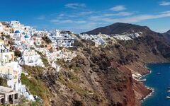 Kyladendorf Oia auf Santorin