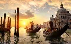 Grand Canal im Sonnenuntergang