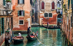 Kanal in Venedig