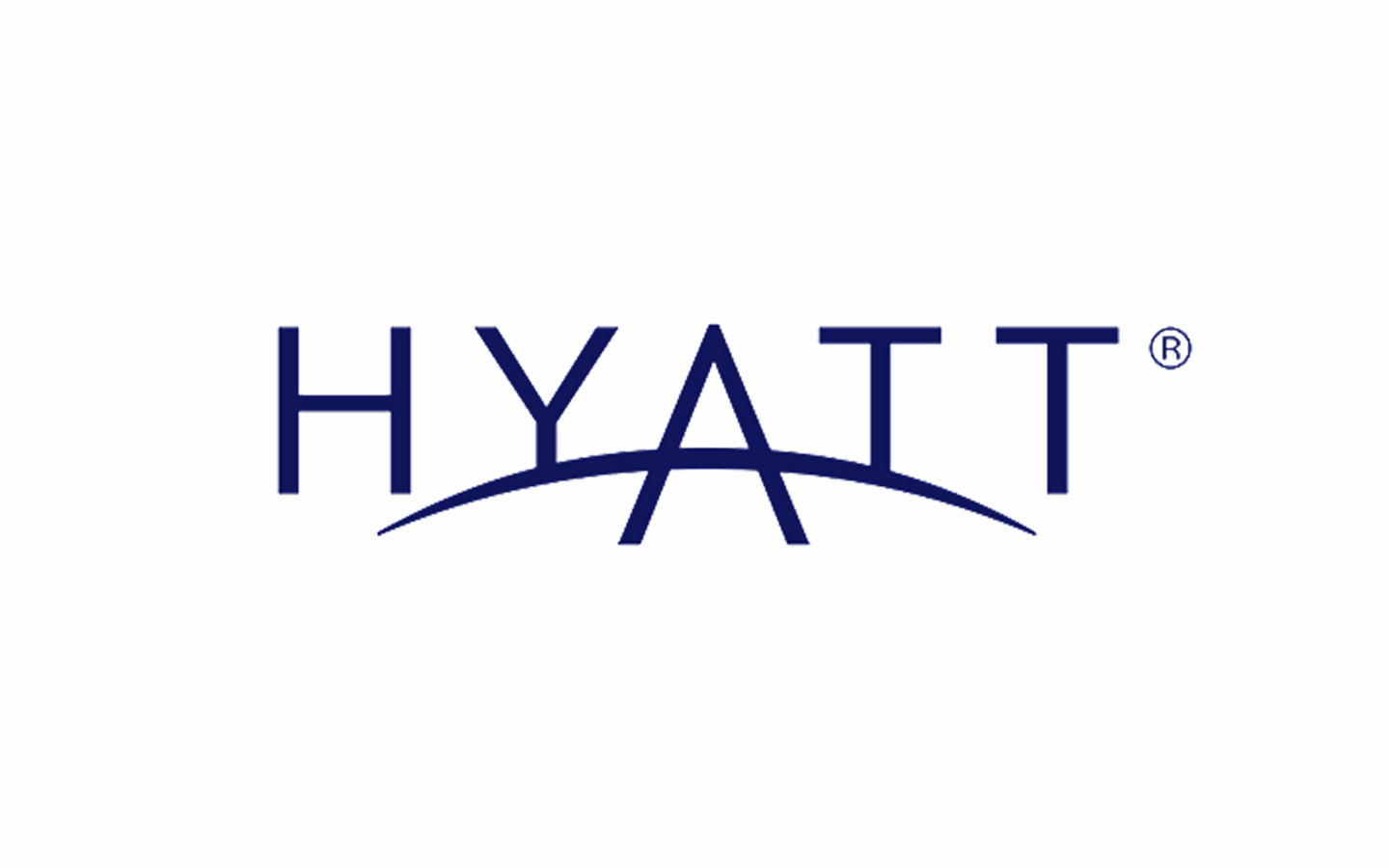 Hyatt-Logo auf weißem Hintergrund.