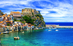 Sizilien in Kalabrien, Italien