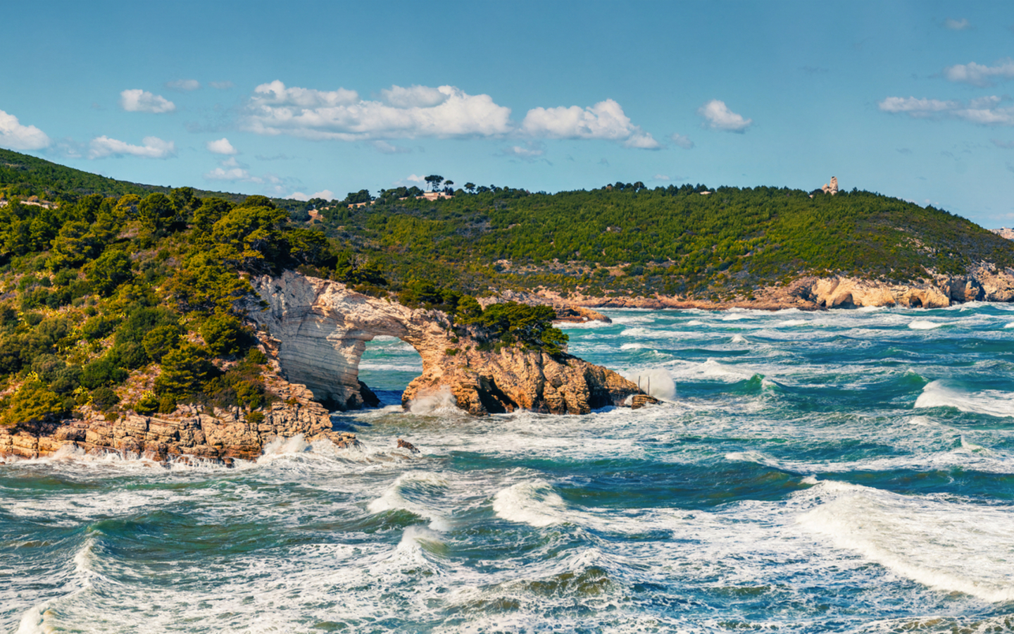 Stürmisches Wetter im Gargano Nationalpark