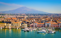 Catania auf Sizilien, Italien