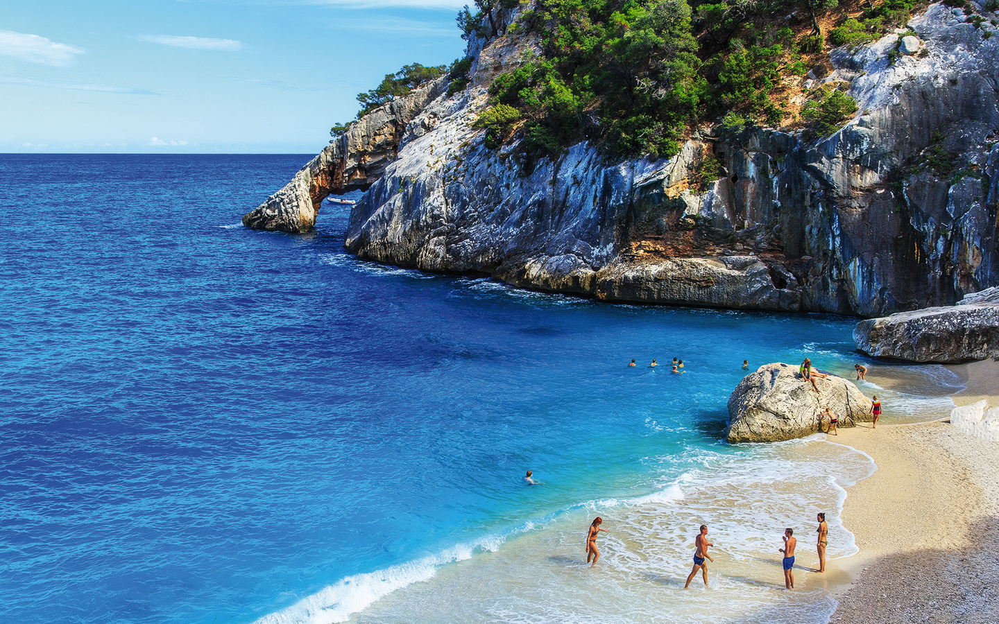 A view of Cala Goloritze beach, Sardegna